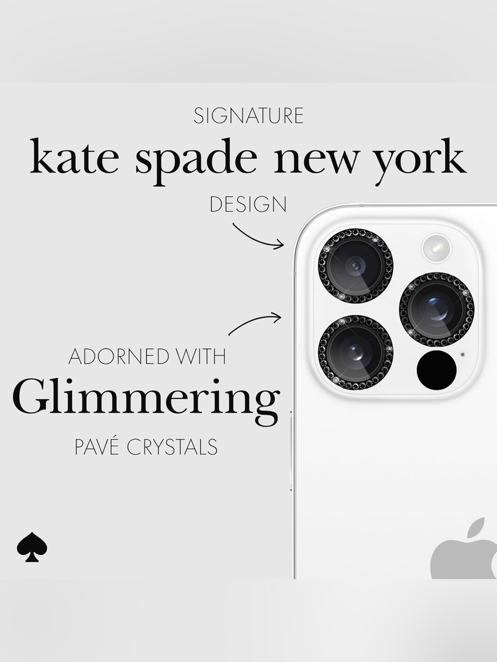 Kate Spade NY Set In Stone Aluminum Ring HD Camera Lens Protectors